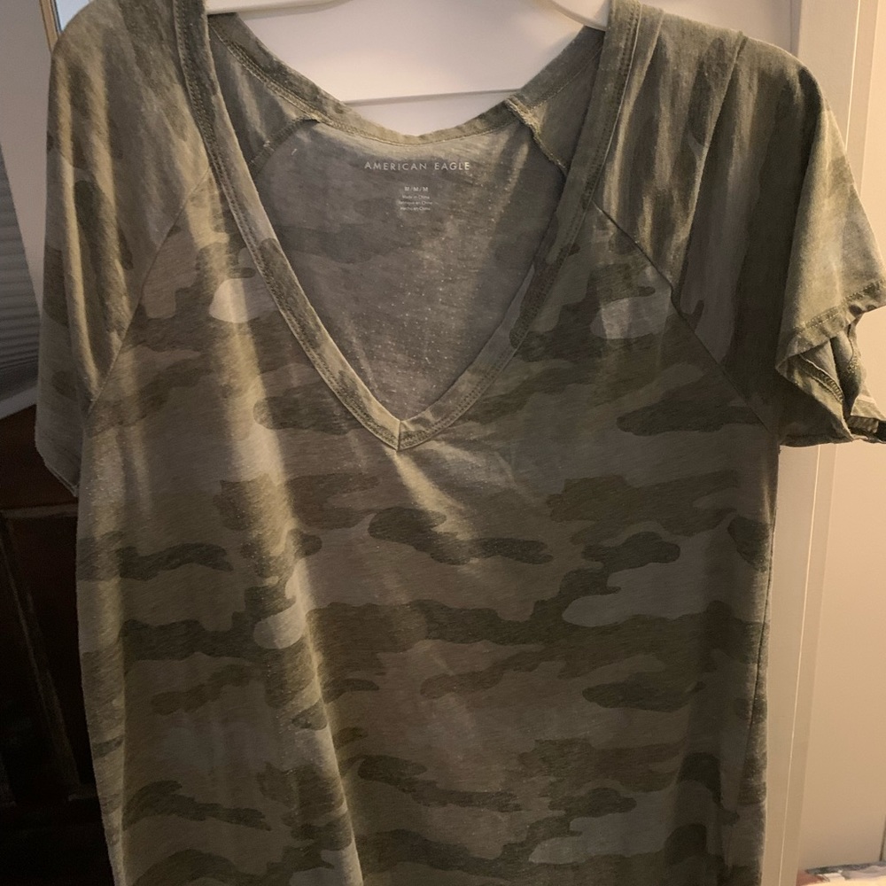 American eagle camo top